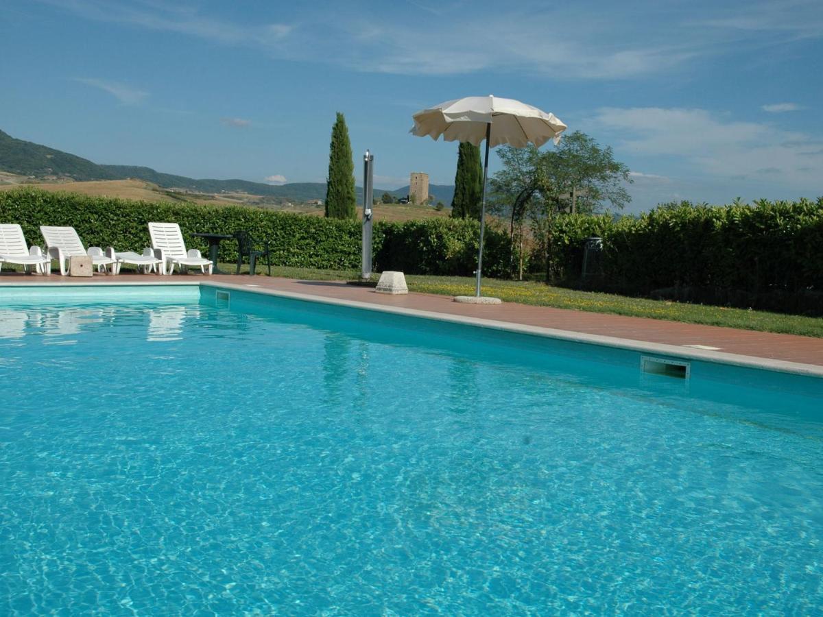 Ferienwohnung Spacious Farmhouse In Pienza With Swimming Pool Contignano Exterior foto