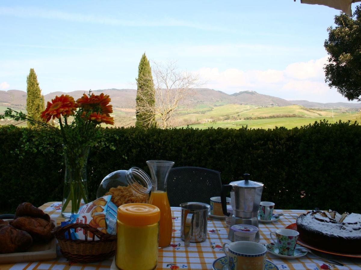 Ferienwohnung Spacious Farmhouse In Pienza With Swimming Pool Contignano Exterior foto